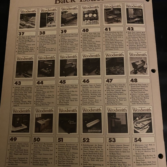 🎉5/$10🎉 Woodsmith magazine number 56 April 1988 versatile computer furniture - Picture 7 of 8
